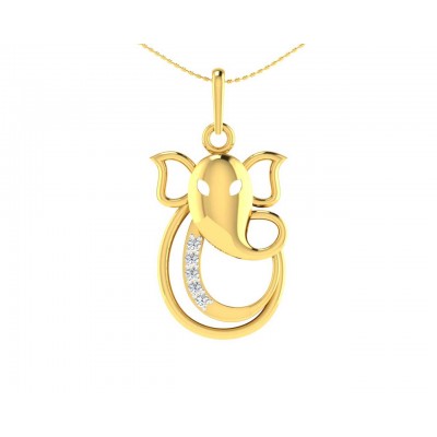 Ganesh Gold Pendant 